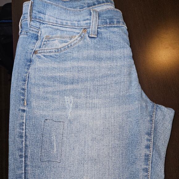 Old Navy The/LE Boyfriend Jeans Women’s Sz 2 Blue Mid Rise Relaxed Fit Casual - Picture 7 of 16